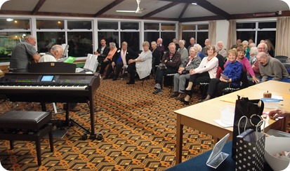 Ron Clingin played part of the arrival music for us. Photo courtesy of Dennis Lyons.