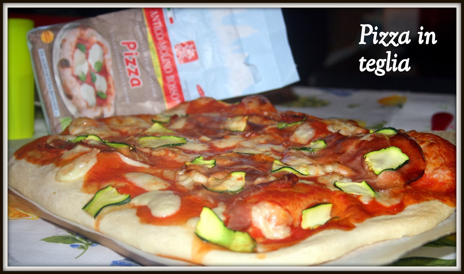 Pizza in teglia con CiaoBio