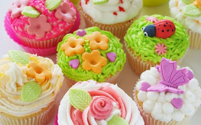 Cupcakes de colores