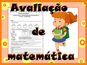 Avaliação de matemática 3 ano