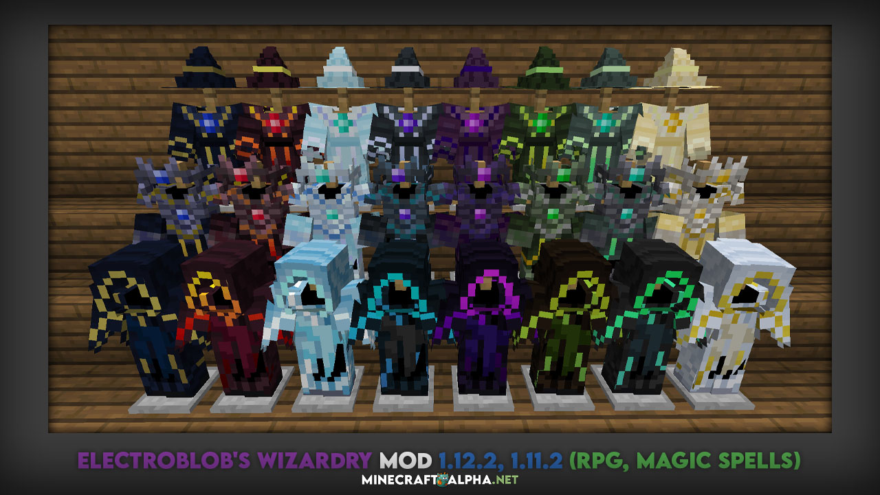 Electroblob's Wizardry Mod 1.12.2, 1.11.2 (RPG, Magic Spells)