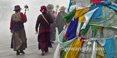 Barkhor Kora in Lhasa, Tibet