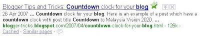 blog title post title in search engine result page