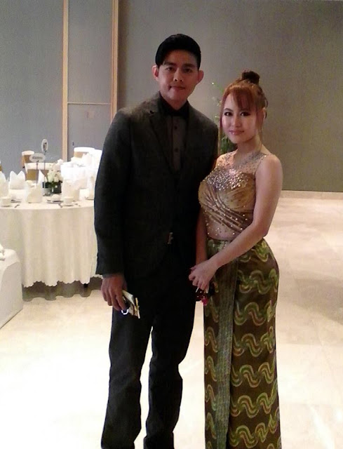 Shwe Yay Htin Htin Attends Director Wine's Wedding