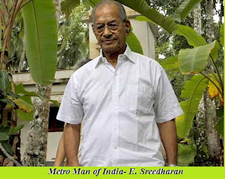 Metro man E Sreedharan