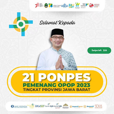 Berikut Daftar Pemenang OPOP 2023 untuk 21 Ponpes Jawa Barat