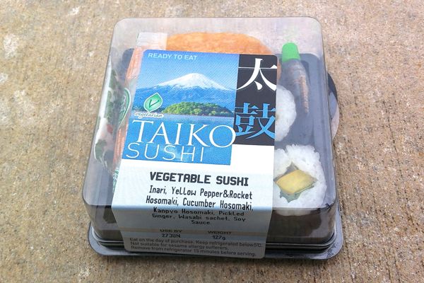 Vegan Review: Taiko Vegetable Sushi at Waitrose