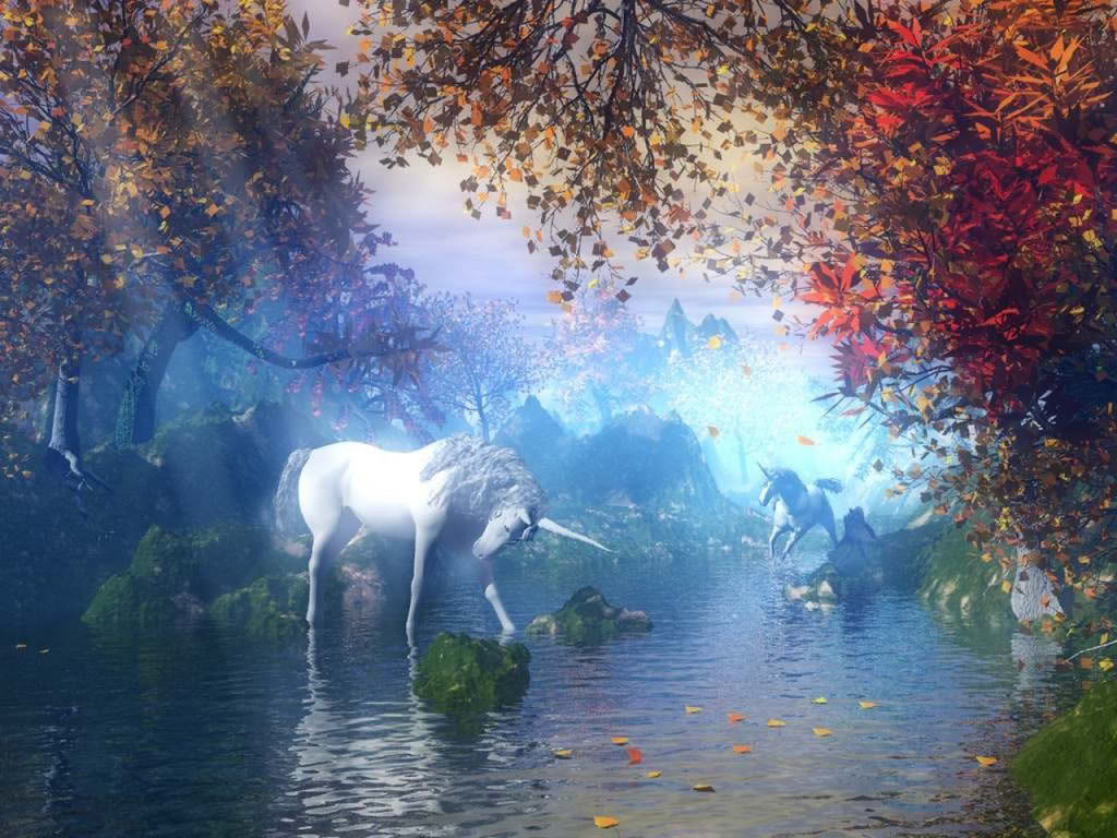 Unicorn 1024x768 Wallpapers