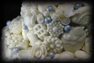 white chocolate modelling paste moulded fantasy cake sugarpie&honeycrumbs