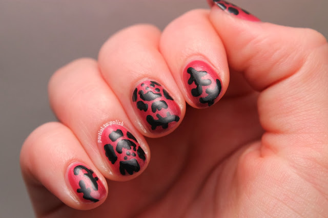 Floral Brocade Nail Art