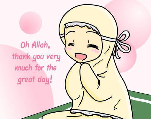 Kumpulan gambar islam: Gambar Kartun Anak Kecil Berdoa