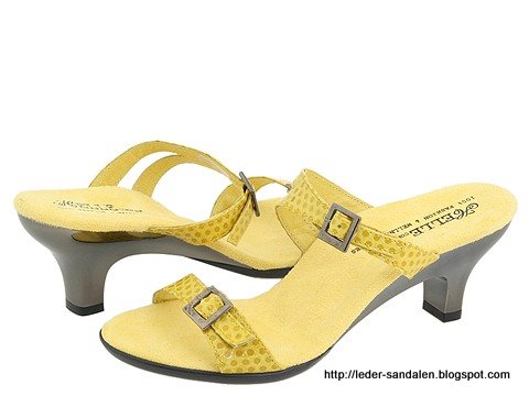 Leder sandalen:UF-353098