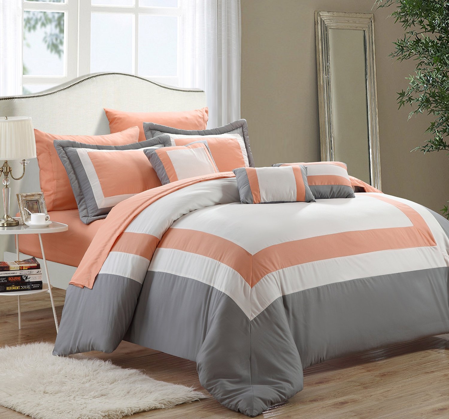  Peach  Colored Comforters Bedding Sets