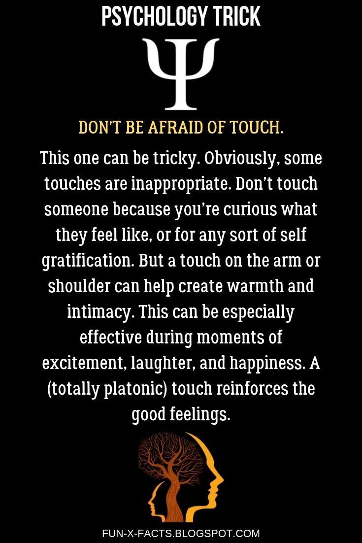 Don't be afraid of touch - Best Psychology Tricks