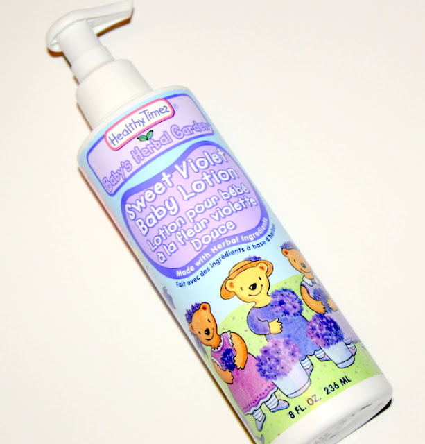 Healthy Times, Baby’s Herbal Garden, Baby Lotion, Sweet Violet