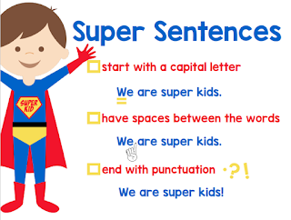 Kindergarten anchor charts that are ready to print and use. Print this anchor chart for individual or small group use or print a poster of this anchor chart at Vista Print. You will use this super sentences anchor chart again and again. Click to check out more $1 anchor charts. 