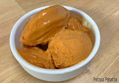 Glace à l’abricot, crème glacée à l’abricot, glace maison, glace avec sorbetière, abricots, home ice cream, dessert, patissi-patatta