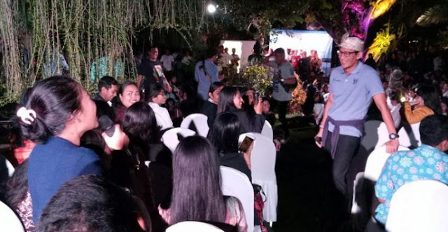 SANDIAGA : BANYAK KAUM MILENIAL DI BALI INGINKAN KEHADIRAN OKE OCE