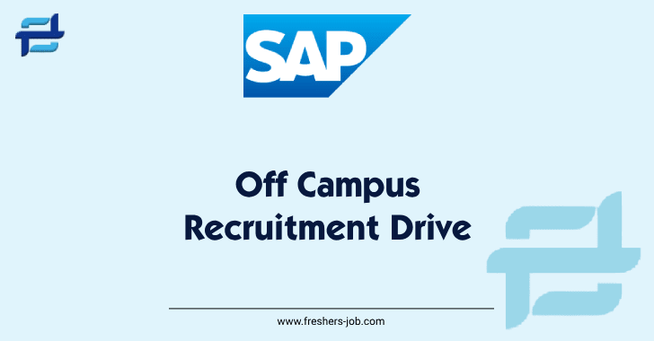 SAP Recruitment Drive 2024