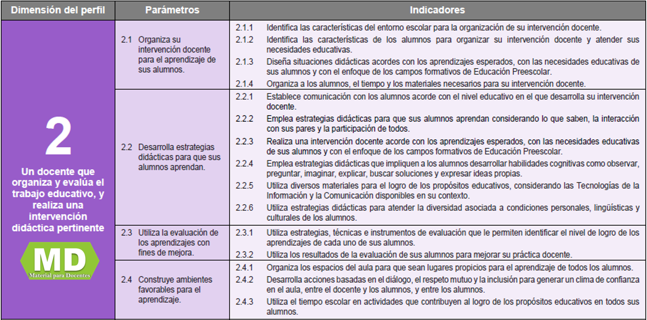 Un docente que organiza y evalua el trabajo educativo