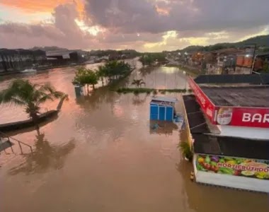 Nazaré: Em Alerta as cheias das águas do Rio Jaguuaripe   