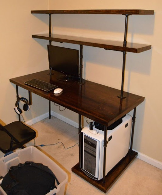 beautiful minimalist gaming computer desk ideas