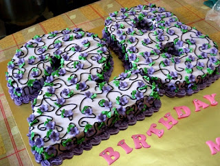 Welcome 2 :: 28th Birthday Cake - Purple Garden