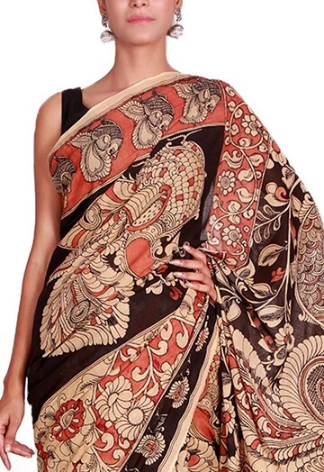 Handwoven Kalamkari Sarees Online