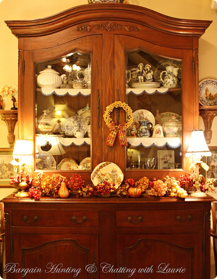 Bargain Hunting & Chatting with Laurie Fall hutch 1