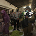 TNI Polri satpol PP bagikan masker dan sosialisasi prokes di pasar Juwana