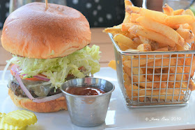 Boca Oyster Bar Burger and Fries