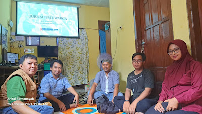 Pelatihan jurnalistik bersama KilasMalang.com berjalan santai