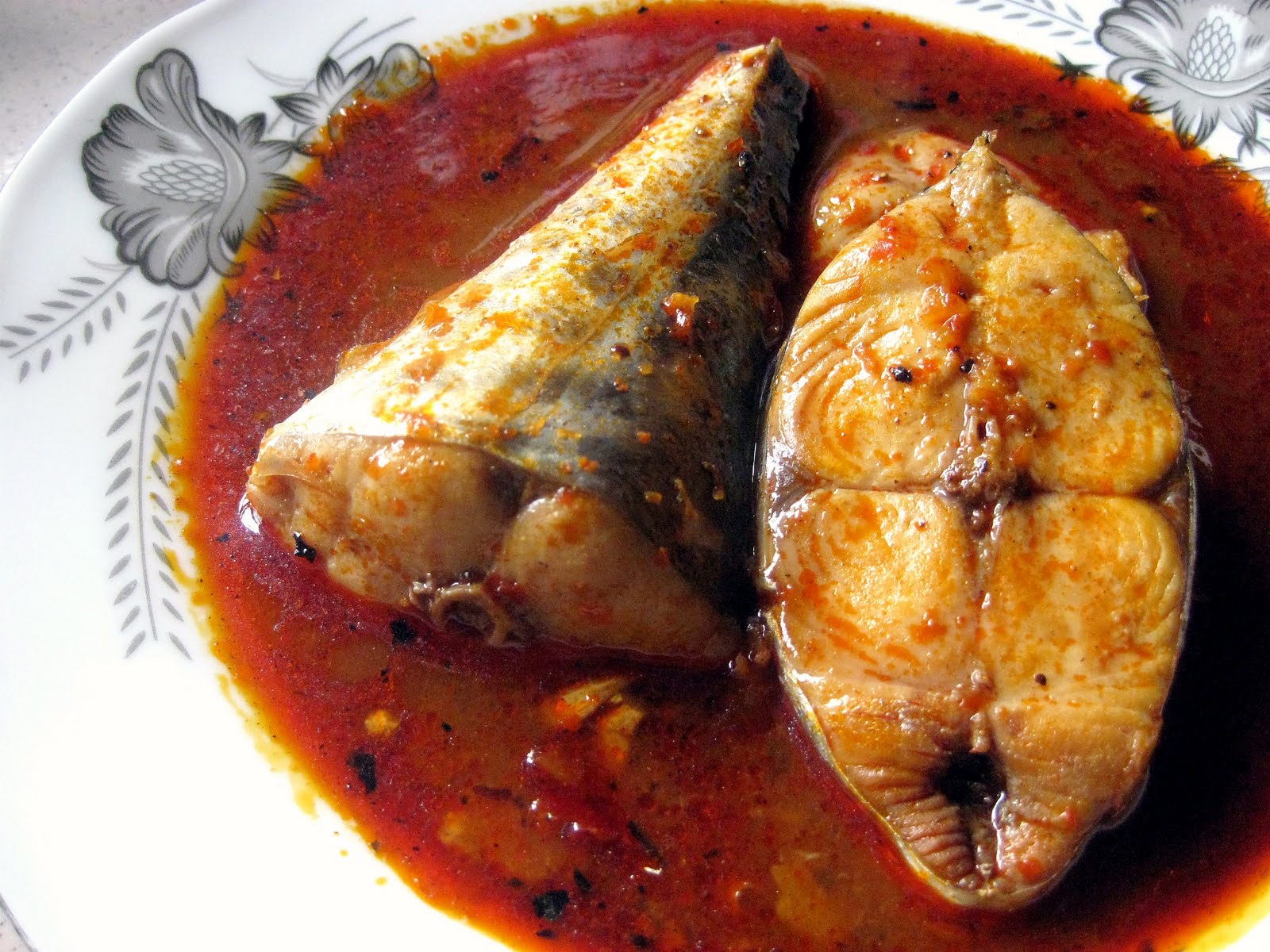 RESEPI NANNIE: Asam pedas ikan tenggiri