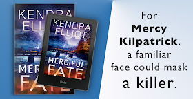 blog tour banner for Kendra Elliot's A MERCIFUL FATE & A Giveaway