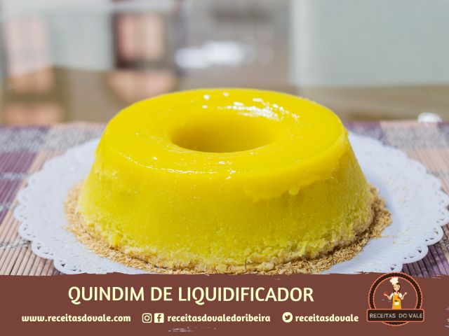 Receita de Fácil de Quindim de Liquidificador