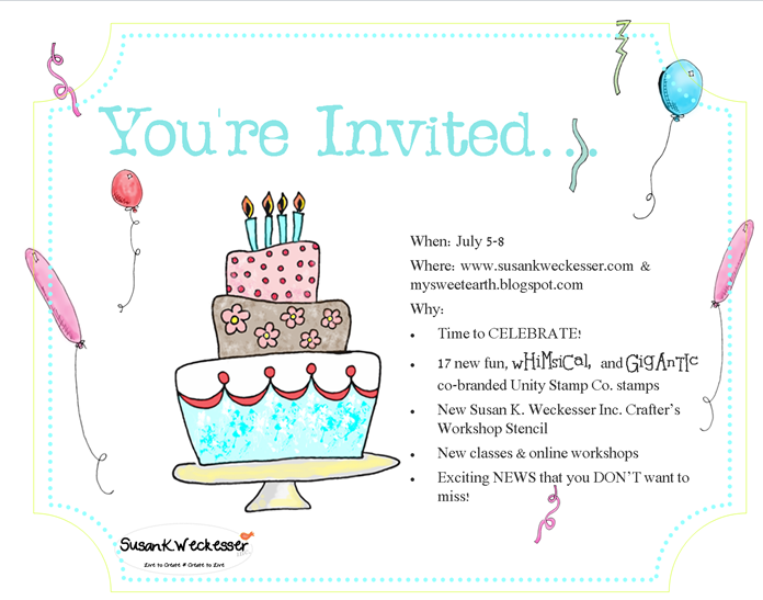Susan K. Weckesser Big New Invitation