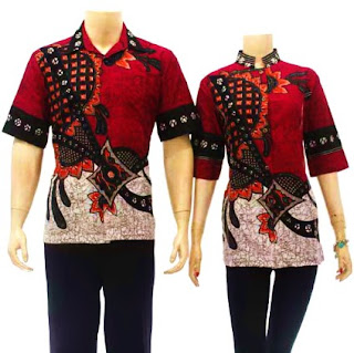 15 Desain Baju Batik Couple  Anak Muda Model  Terbaru 2019