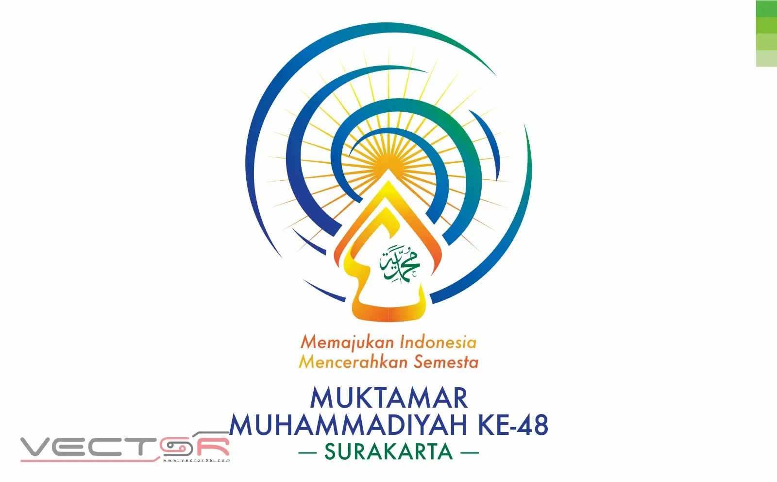 Muktamar Muhammadiyah ke-48 Surakarta Logo - Download Vector File CDR (CorelDraw)