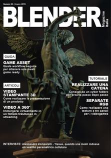 Blender Magazine Italia 22 - Giugno 2019 | TRUE PDF | Irregolare | Computer Graphics
Blender Magazine Italia è la prima rivista italiana dedicata a Blender, un potente software opensource di grafica e animazione 3D.
Opensource, come si può leggere da Wikipedia, indica un software rilasciato con un tipo di licenza per la quale il codice sorgente è lasciato alla disponibilità di eventuali sviluppatori, in modo che con la collaborazione (in genere libera e spontanea) il prodotto finale possa raggiungere una complessità maggiore di quanto potrebbe ottenere un singolo gruppo di programmazione.
Alla filosofia del movimento Opensource si ispira il movimento Open content: in questo caso ad essere liberamente disponibile non è il codice sorgente di un programma ma contenuti editoriali quali testi, immagini, video e musica.
Blender Magazine Italia è realizzata utilizzando solamente software opensource, ed in particolare: Scribus per l'impaginazione, OpenOffice per la gestione dei testi, Gimp per la grafica 2d, Pdftk per la manipolazione dei file pdf, ed ovviamente Blender.
É inoltre importante sottolineare che ogni nuovo numero di Blender Magazine Italia non sarebbe possibile realizzarlo senza l'aiuto delle preziose persone che, gratuitamente, dedicano il loro tempo alla scrittura di una o più pagine della rivista.
Blender Magazine Italia è, perciò, sempre pronta ad accogliere nuove persone per la scrittura di un articolo o un tutorial da inserire nella rivista.