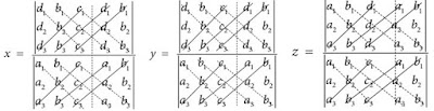 Bentuk matriks sistem persamaan linier tiga variabel