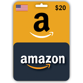 Amazon 20 USD  Gift Card American USA