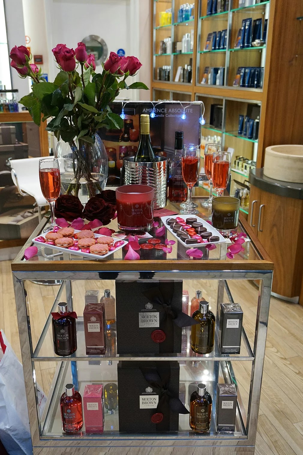 Molton Brown love absolute event store stand