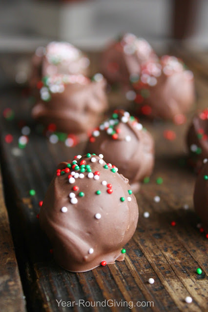 Caramel Brownie Truffles