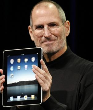 Foto de Steve Jobs con canas