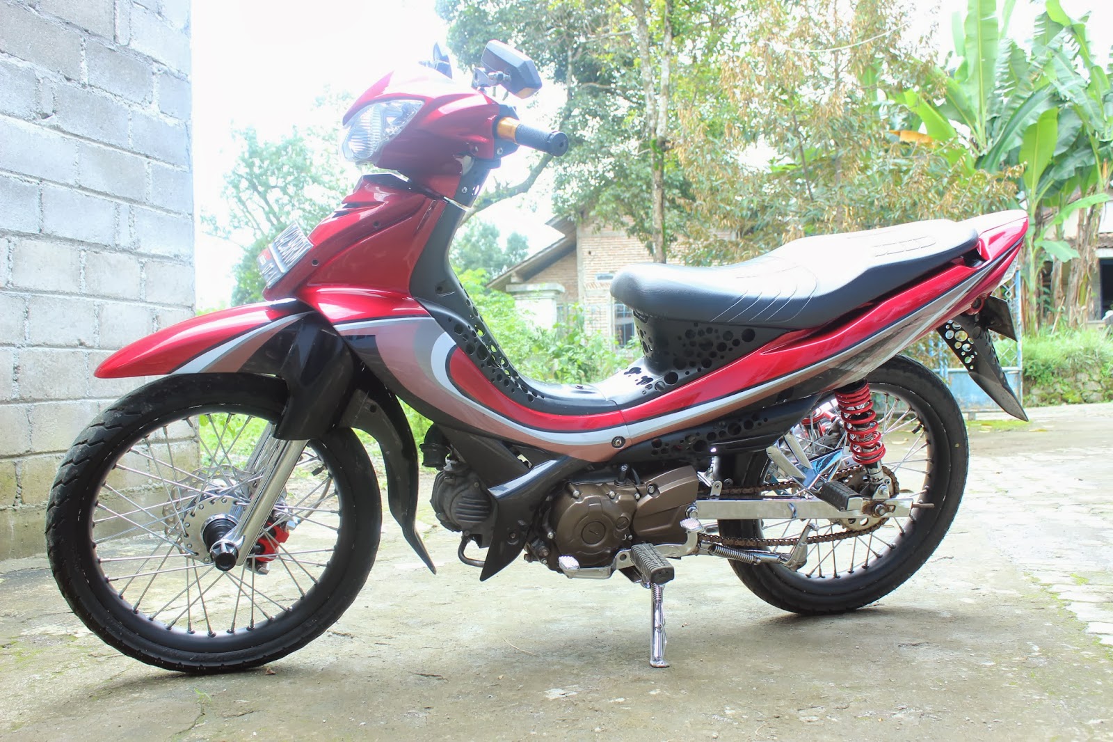 Ide 84 Modifikasi Motor Jupiter Z Rockstar Terbaru Velgy Motor