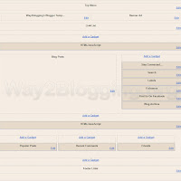 Way2Blogging Blogger Template Page Layout Preview