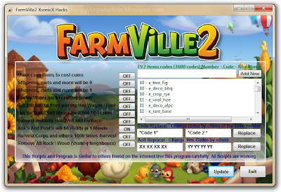 Facebook FarmVille 2 Trainer Oyun Hile Botu v1.4 indir