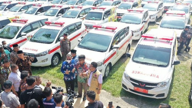 Pecah Rekor! 242 Desa di Kampar Miliki Ambulans