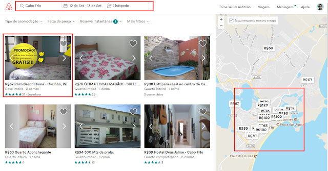 se hospedando pelo airbnb