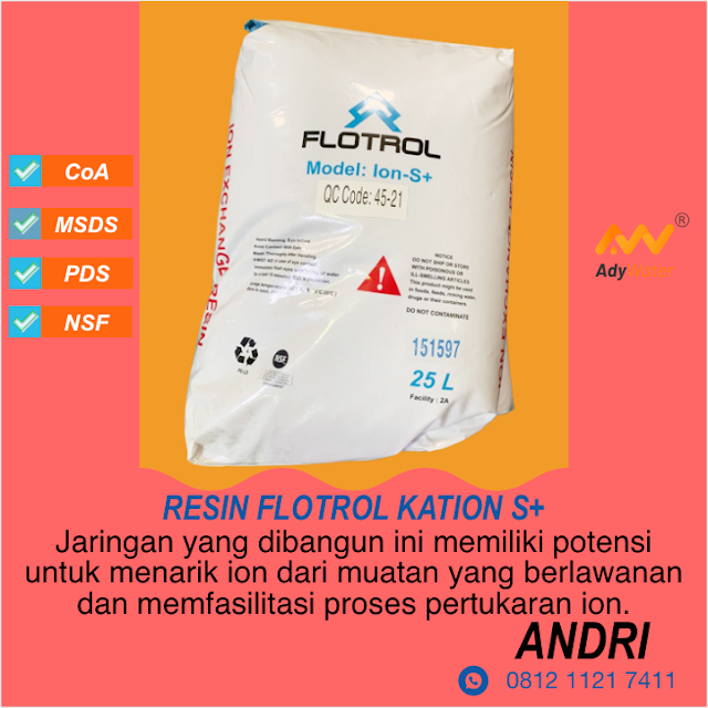 Resin Kation, Resin, Resin Softener, Resin Merek, Resin Pelunak Air, Resin Water Softening, Resin Water Softener, Resin, Cation, Cation Resin, harga resin kation flotrol S+, jual resin kation flotrol S+, jual resin softener, distributor resin softener, jual resin kation, resin untuk boiler, resin pelunak air, resin water softener